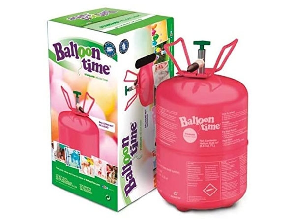 Idena 10045904 - Helium Ballongasflasche (Einweg) für ca.30 Ballons