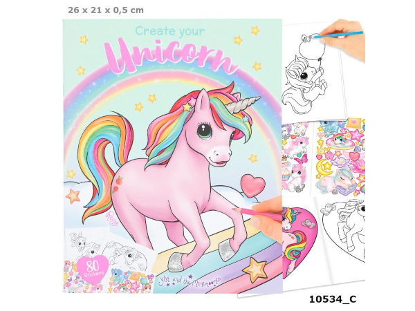 Depesche 10534 - Ylvi Create your Unicorn Malbuch