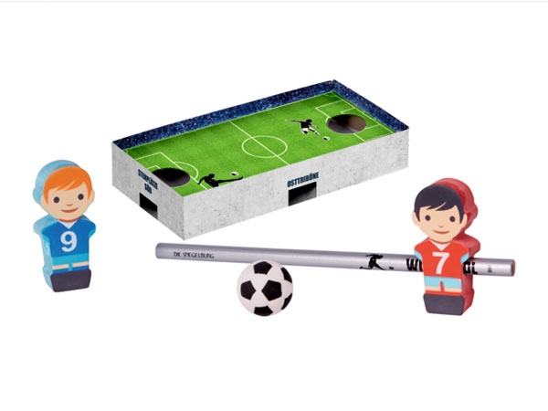 Bleistifte und Radierer-Set Fußball  Wild+Cool