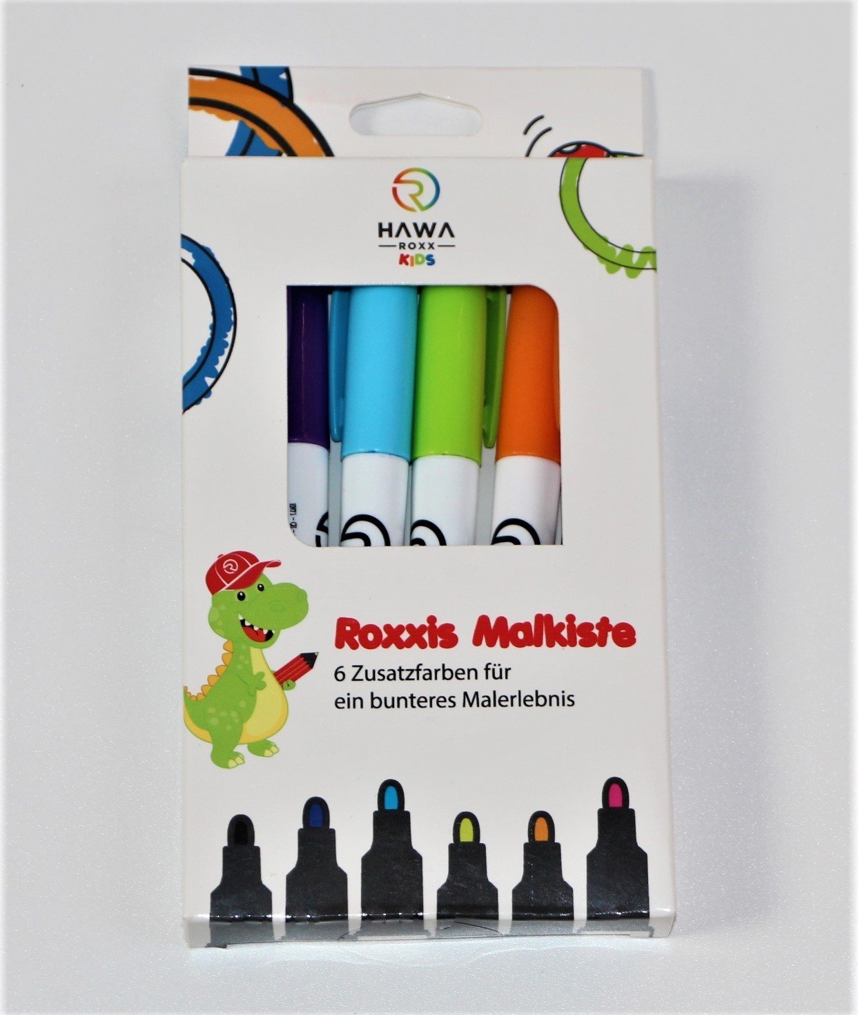 HAWA ROXX - Roxxies Malkiste - Zusatzstifte 6 Buntstifte / zusätzliche Farben