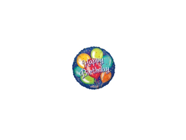 Folienballon "Happy Birthday Balloons" 18"/45cm