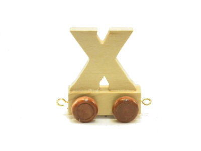 Holz-Buchstabenzug X
