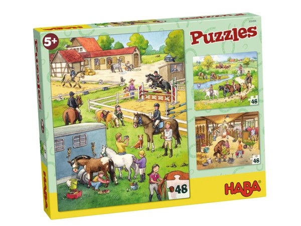 HABA 300494 - Puzzles Pferdehof