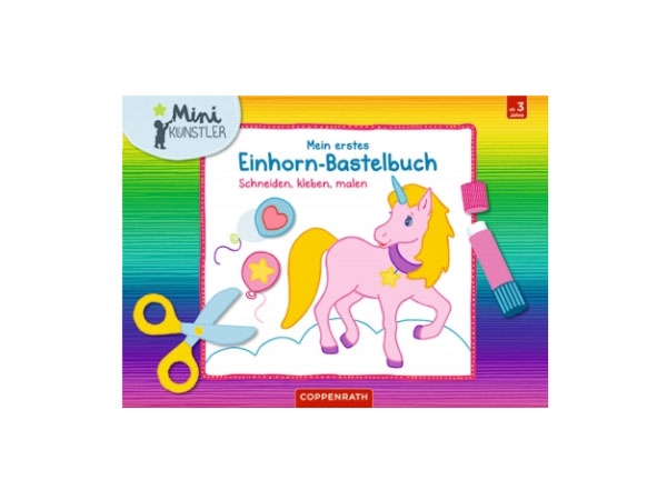Coppenrath 63238 - Mein erstes Einhorn-Bastelbuch (Mini-Künstler)