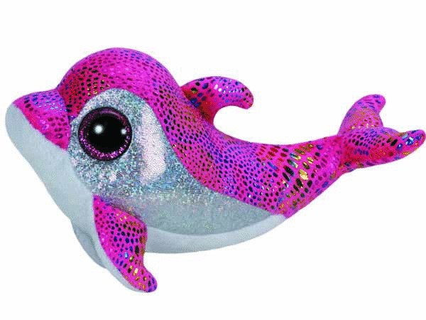 Ty Beanie Boo's Glubschi's - Sparkles Delfin pink