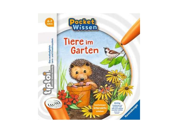 Ravensburger 658916 - tiptoi® Pocket Wissen: Tiere Garten