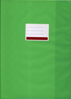 Hefthülle Heftumschlag A4 hellgrün