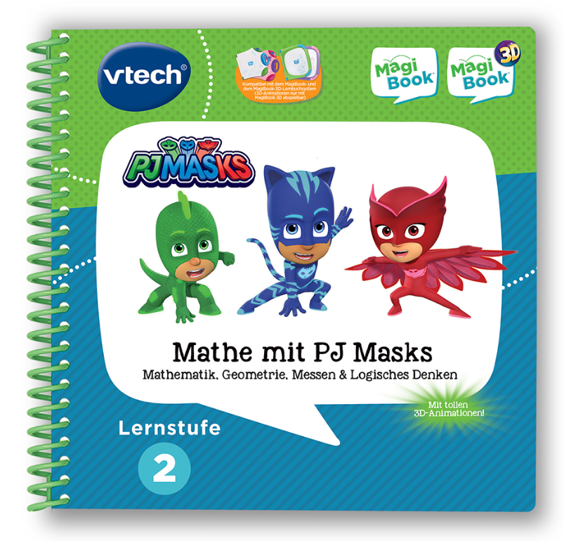 VTECH 80-480104 - Lernstufe 2- Mathe mit PJ Masks