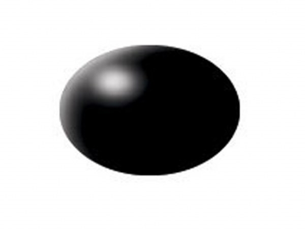 Revell 36302 - schwarz seidenmatt -302- Aqua Color Acryl-Farbe
