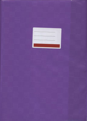 Hefthülle Heftumschlag A4 violett