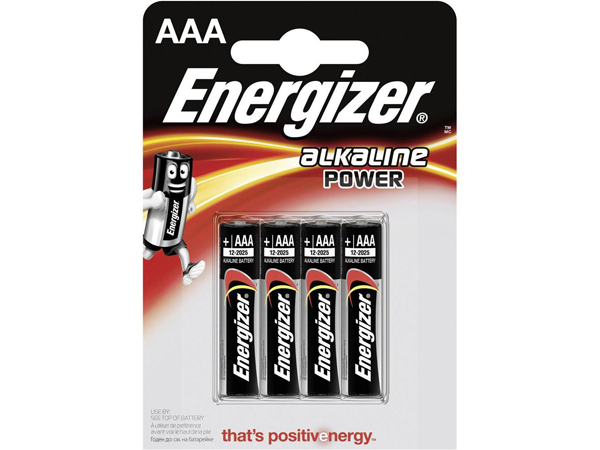Energizer Alkaline Power Batterien AAA 4er