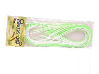 Scoubidou Öko-Scoubi-Bänder grün-weiß