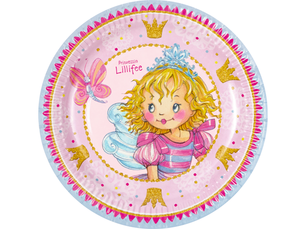 Coppenrath 13628 - Partyteller Prinzessin Lillifee "Ich bin Prinzessin" (8Stück)