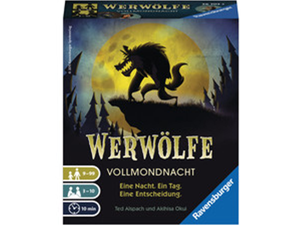 Ravensburger 267033 - Kartenspiel: Werwölfe - Vollmondnacht