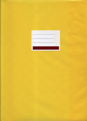 Hefthülle Heftumschlag A4 gelb