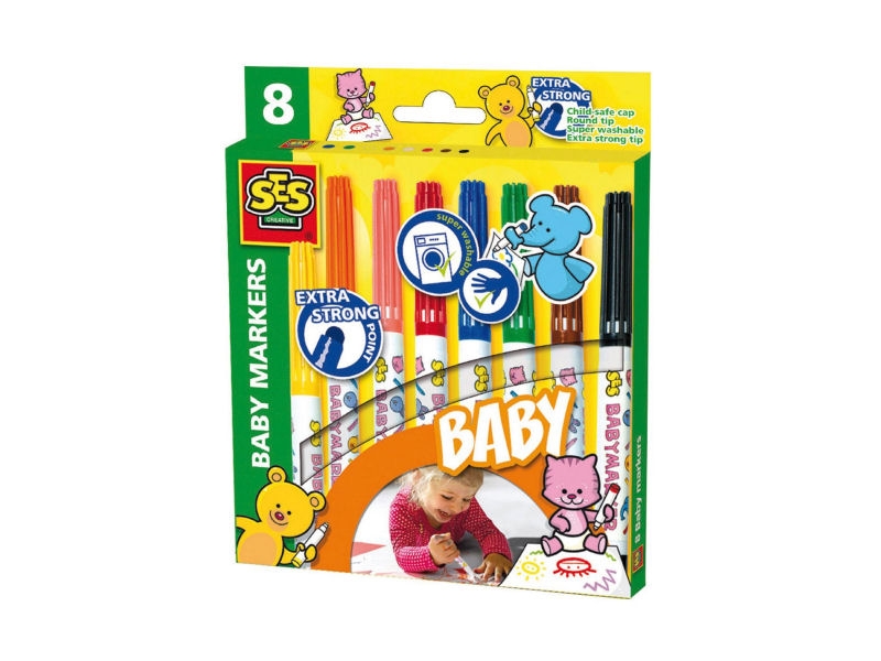 My first - Baby Markers Stifte 8 Farben