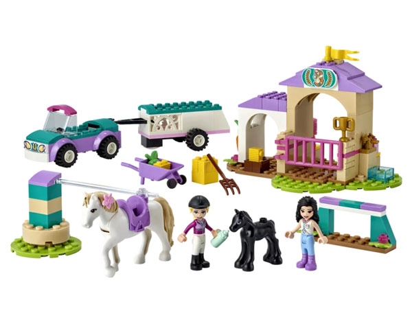 LEGO 41441 - Trainingskoppel und Pferdeanhänger